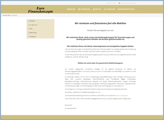 Finanzierung und Leasing für Mobilien, Maschinen, Geräte & Anlagen Finanzierung und Leasing für Mobilien, Maschinen, Geräte & Anlagen - www.euro-finanzkonzepte.de