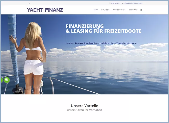 Bootsfinanzierung und Bootleasing für Segelboote & Motorboote - www.bootsfinanzierung.com